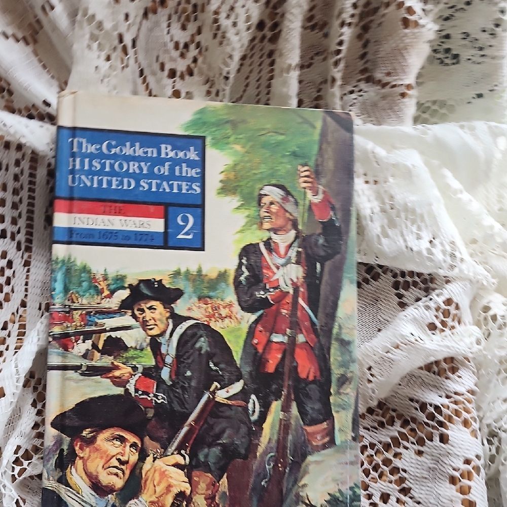 Vtg. The Golden Book Of The United States The Indian Wars